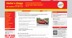 Desktop Screenshot of heckerundknopp.de